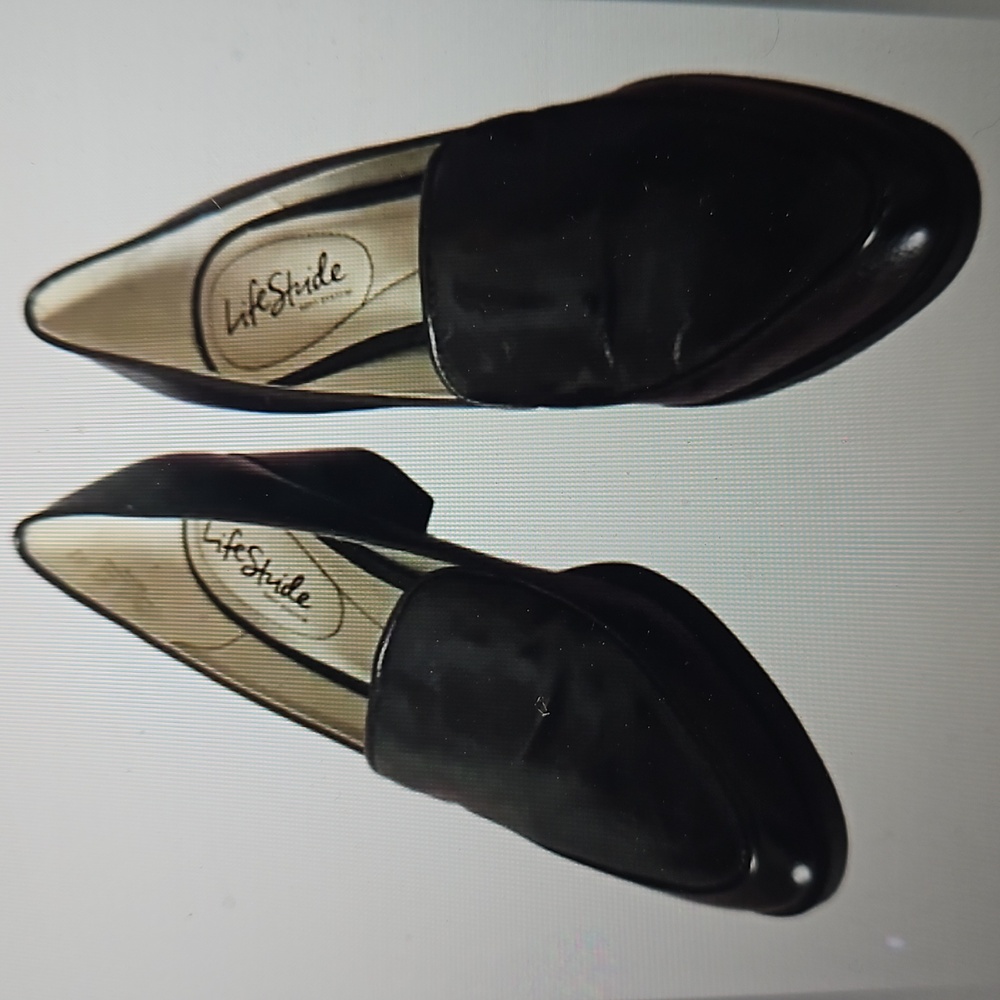 Business Casual Life Stride Devyn Slip-on Pumps Size 6.5M Dark Chocolate - Picture 8 of 12